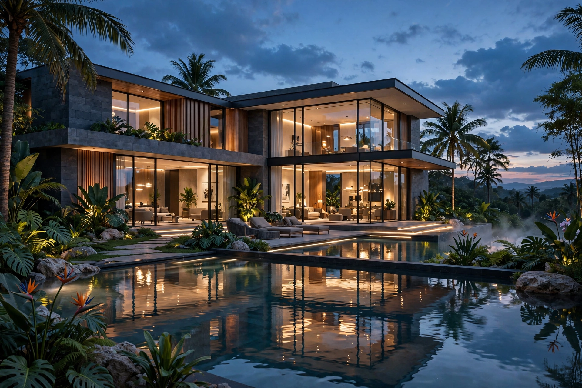 Modern Luxury Villa Exterior
