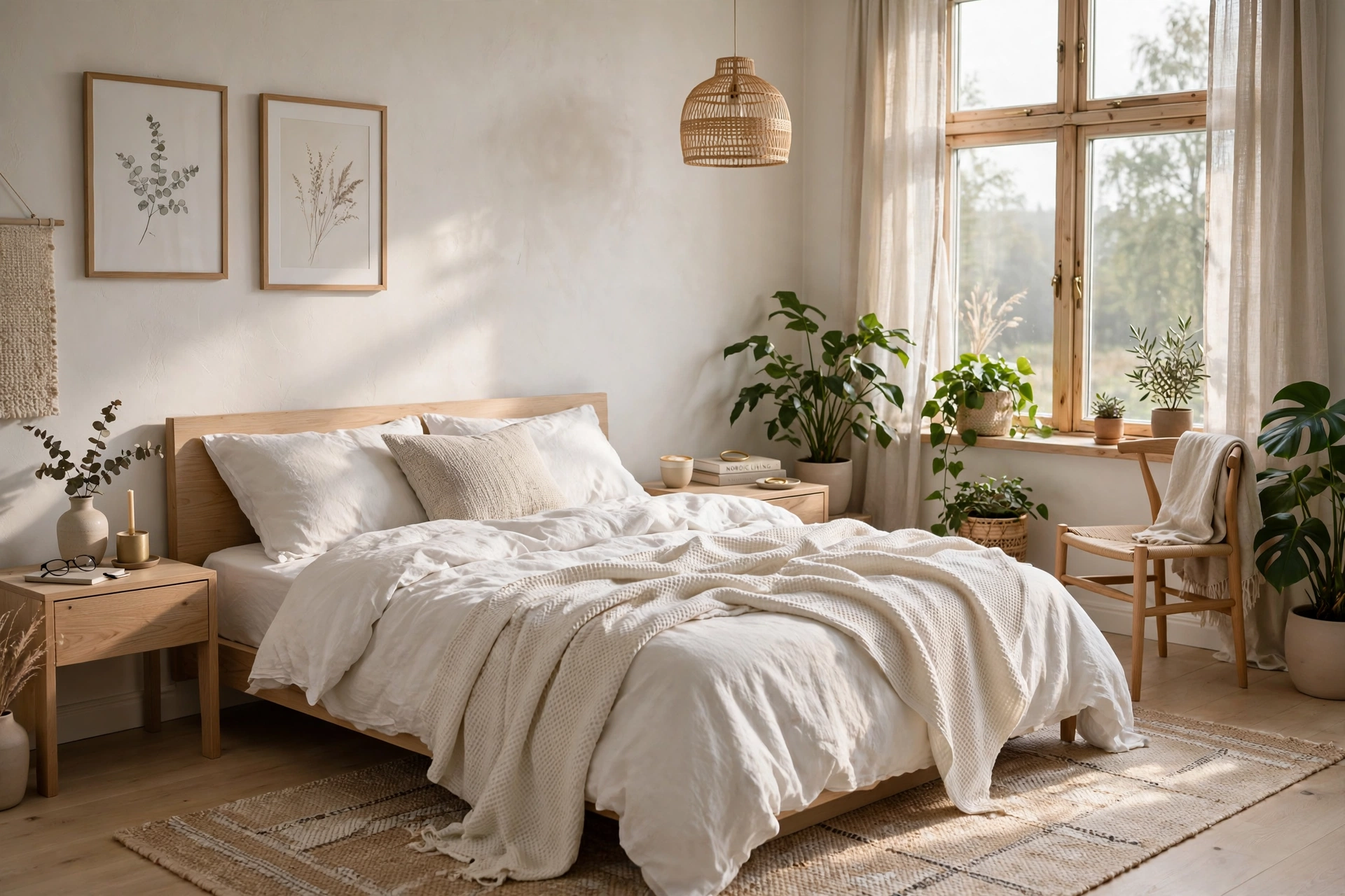 Serene Scandinavian Bedroom