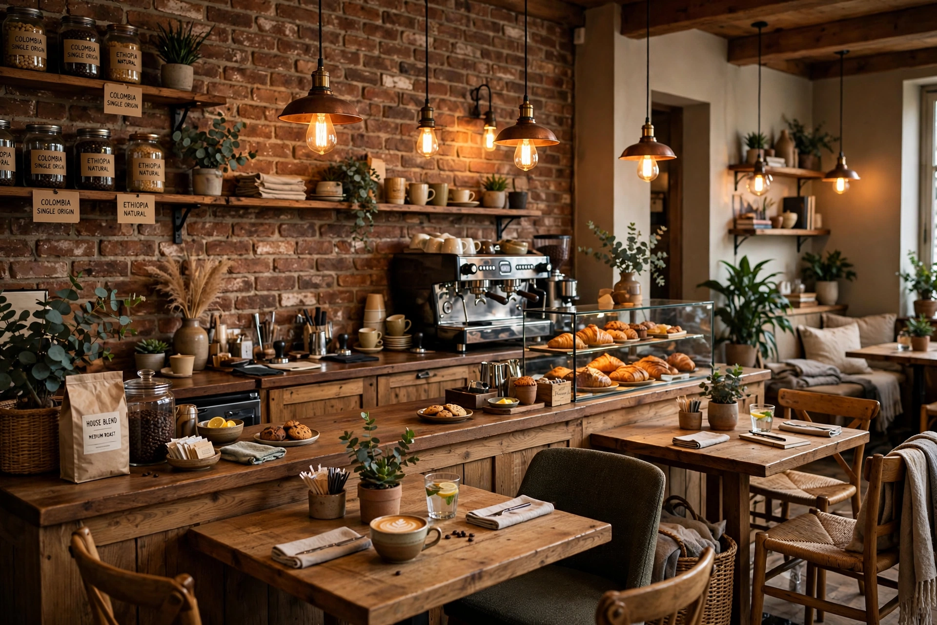 Cozy Café Interior Design