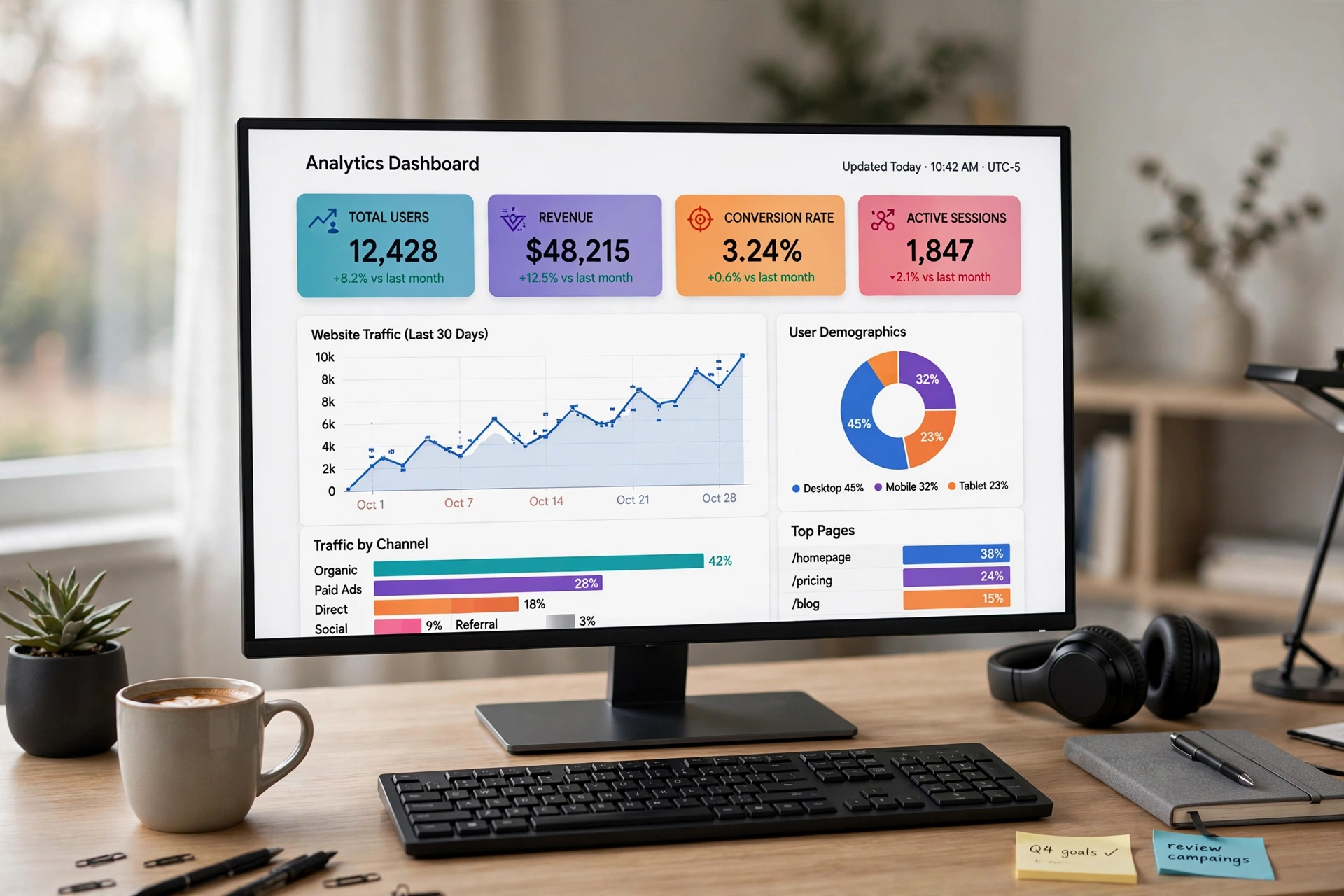 Analytics Dashboard Code Prompt