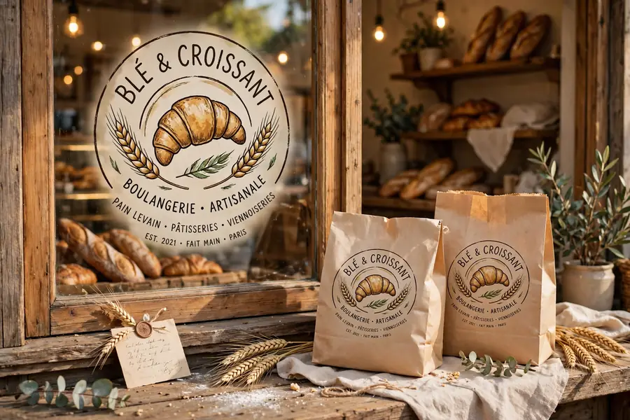 Hand-Drawn Bakery Logo