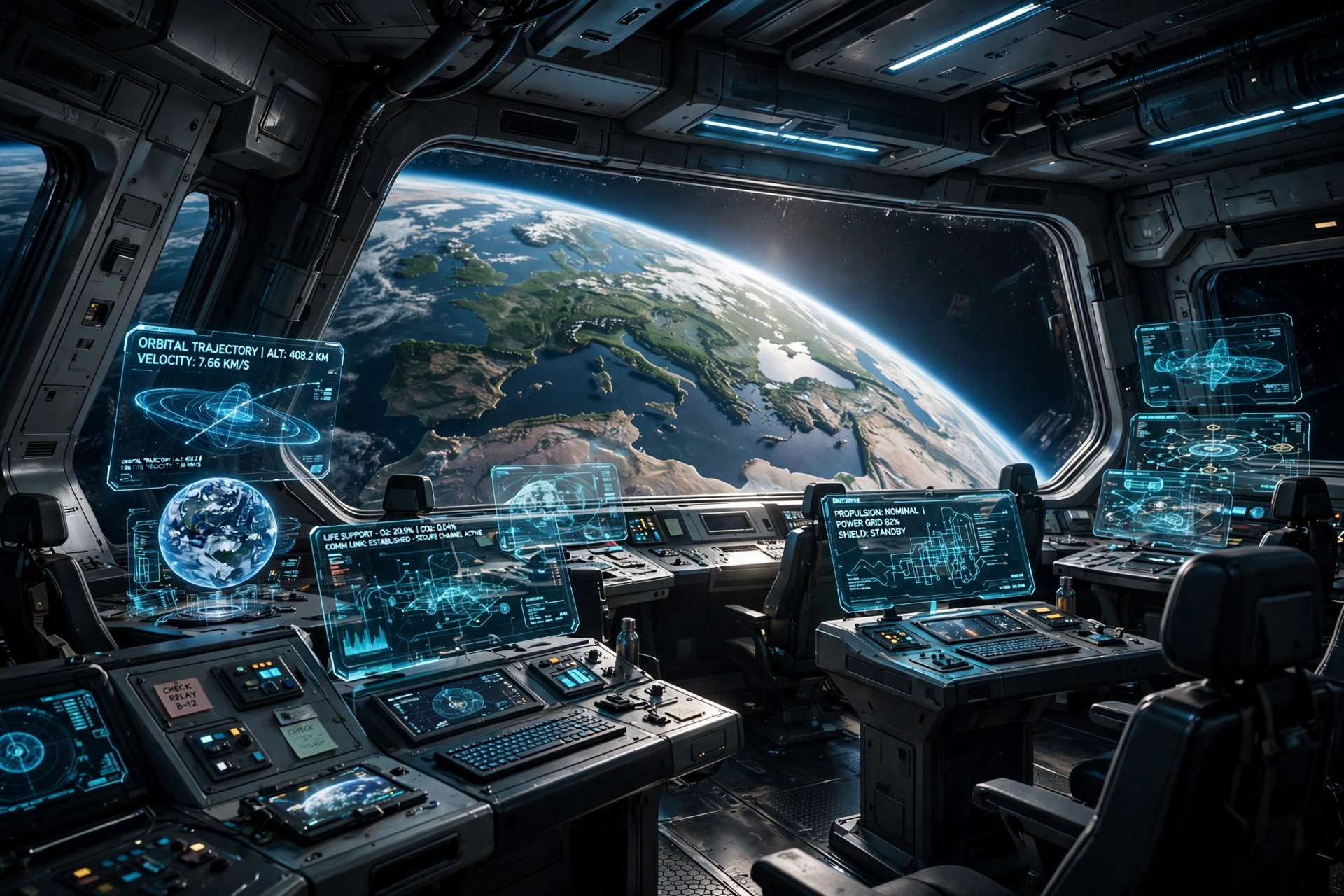 Spaceship Bridge Crisis