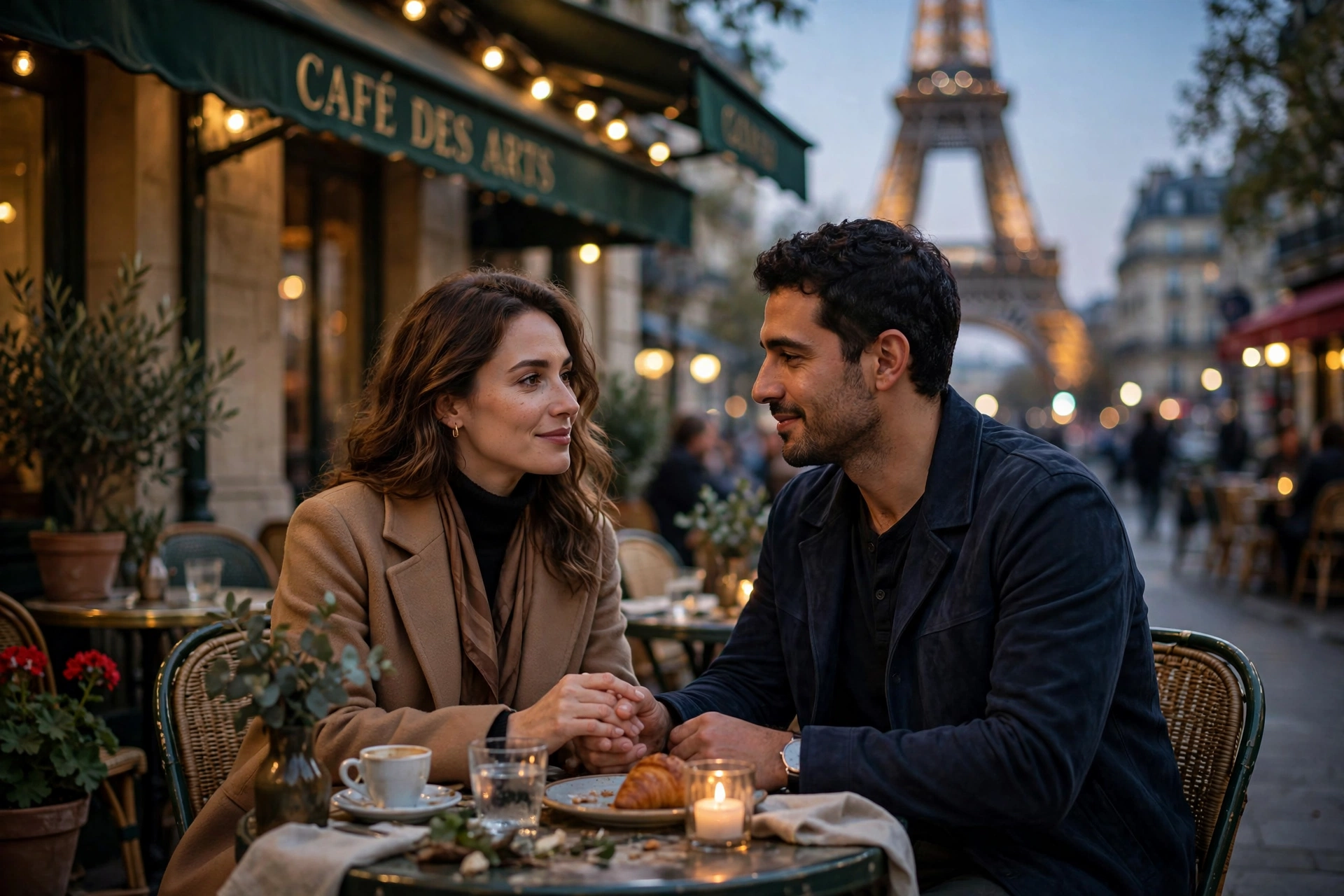 Paris Romance Scene