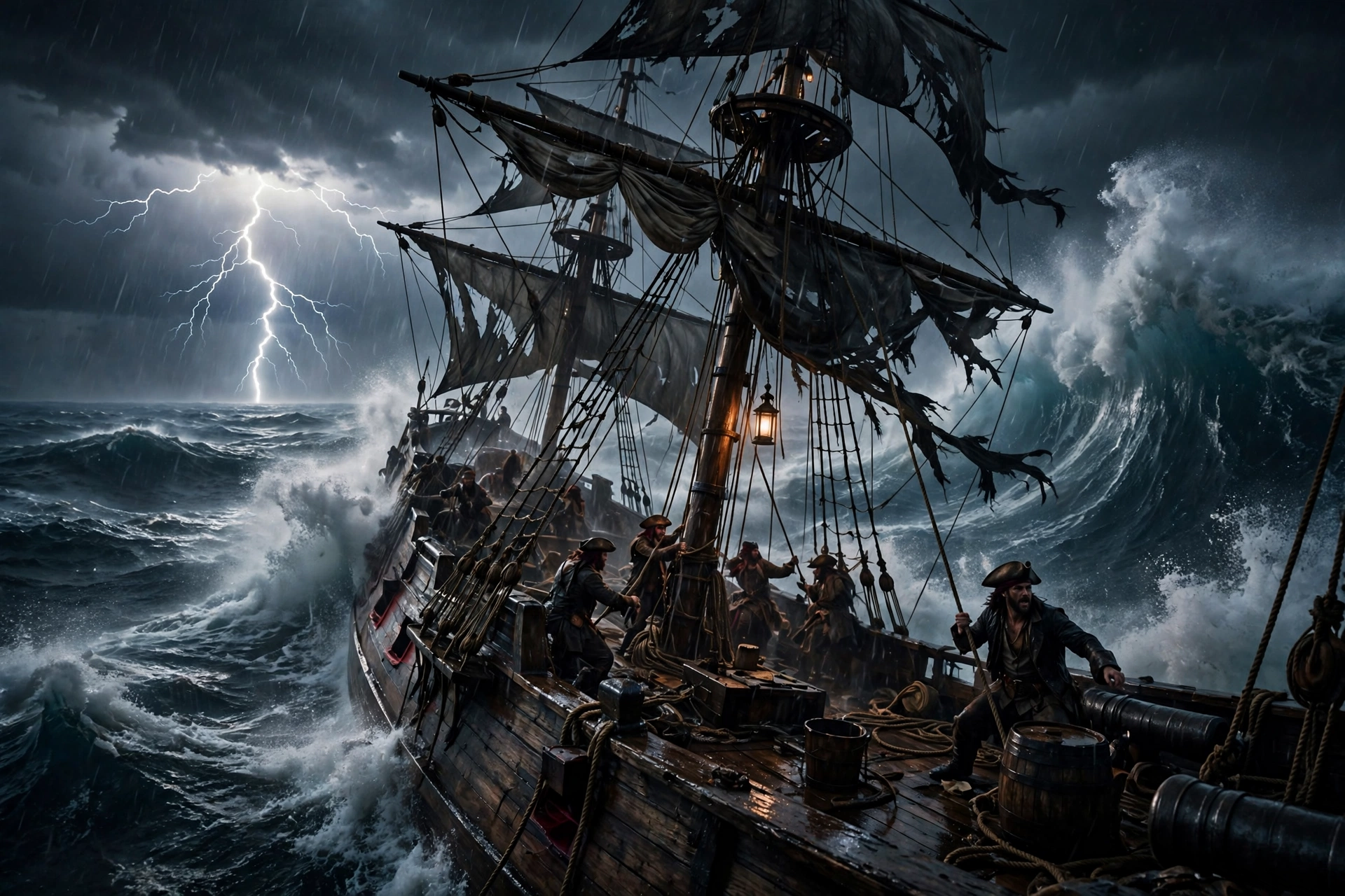 Pirate Ship Storm