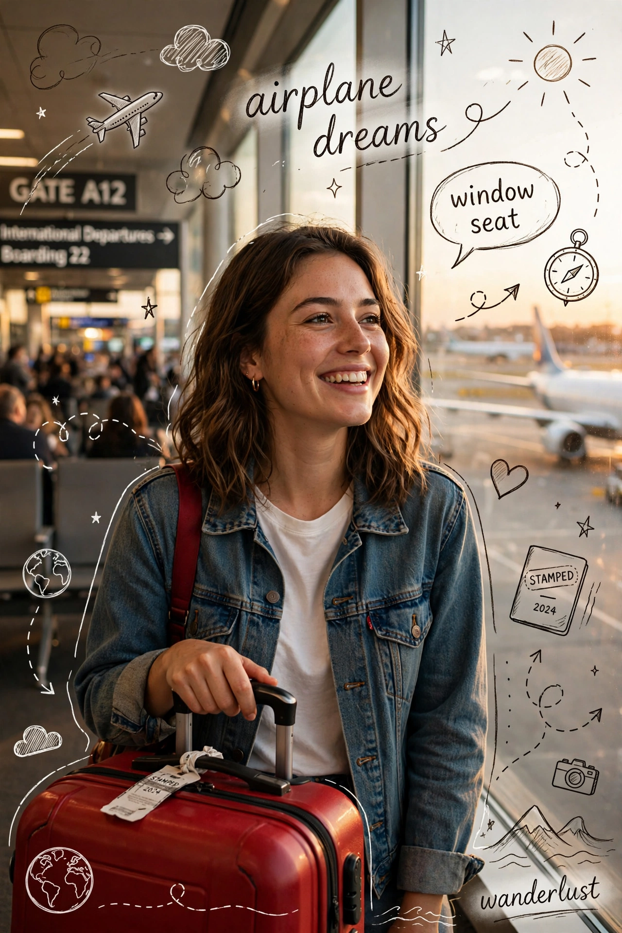 Wanderlust Travel Portrait