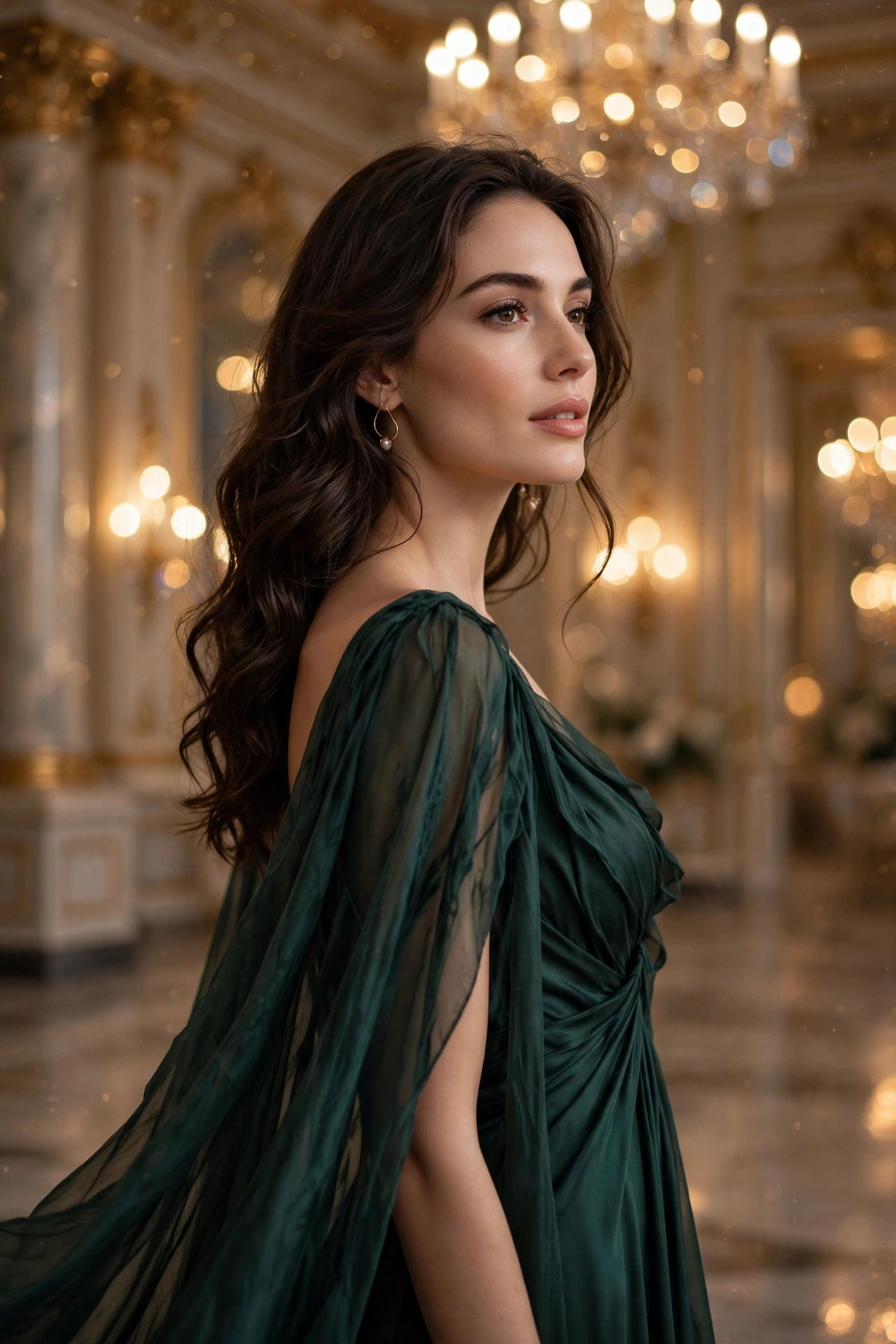 Elegant Evening Gown Portrait