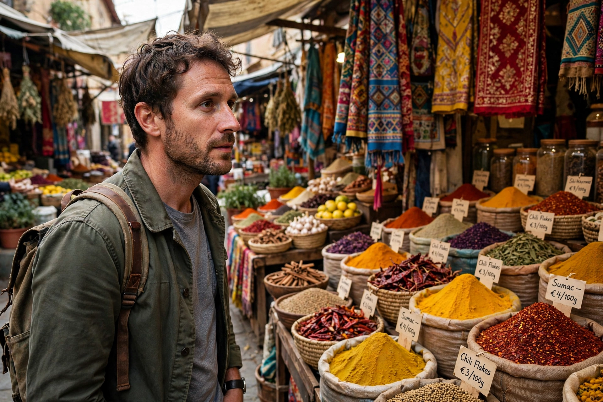 Street Market Candid