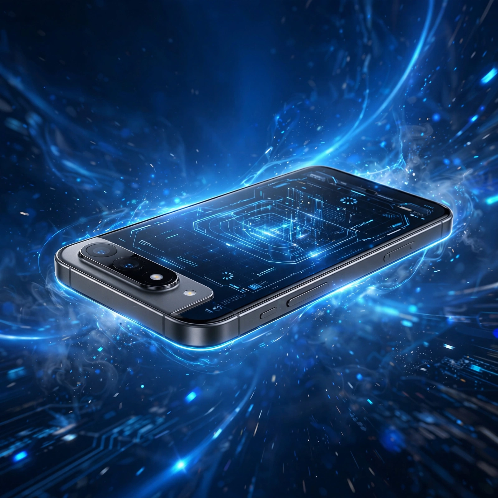Floating Smartphone Hero Shot