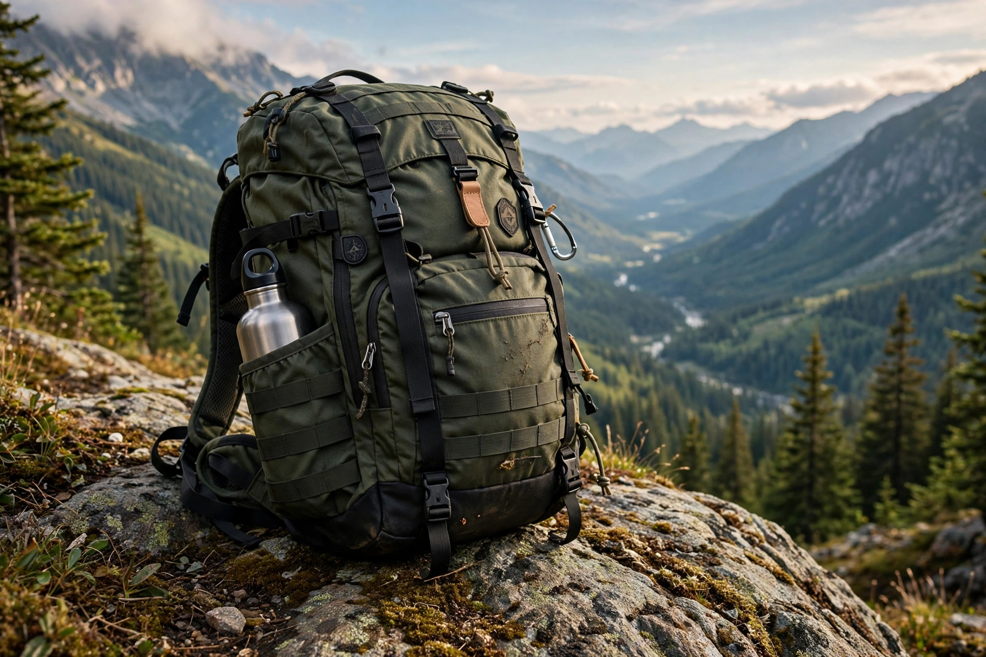 Outdoor Backpack Adventure Shot